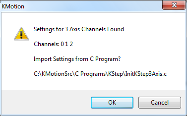 Import Axes Found