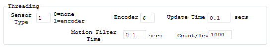 Threading/Spindle Settings